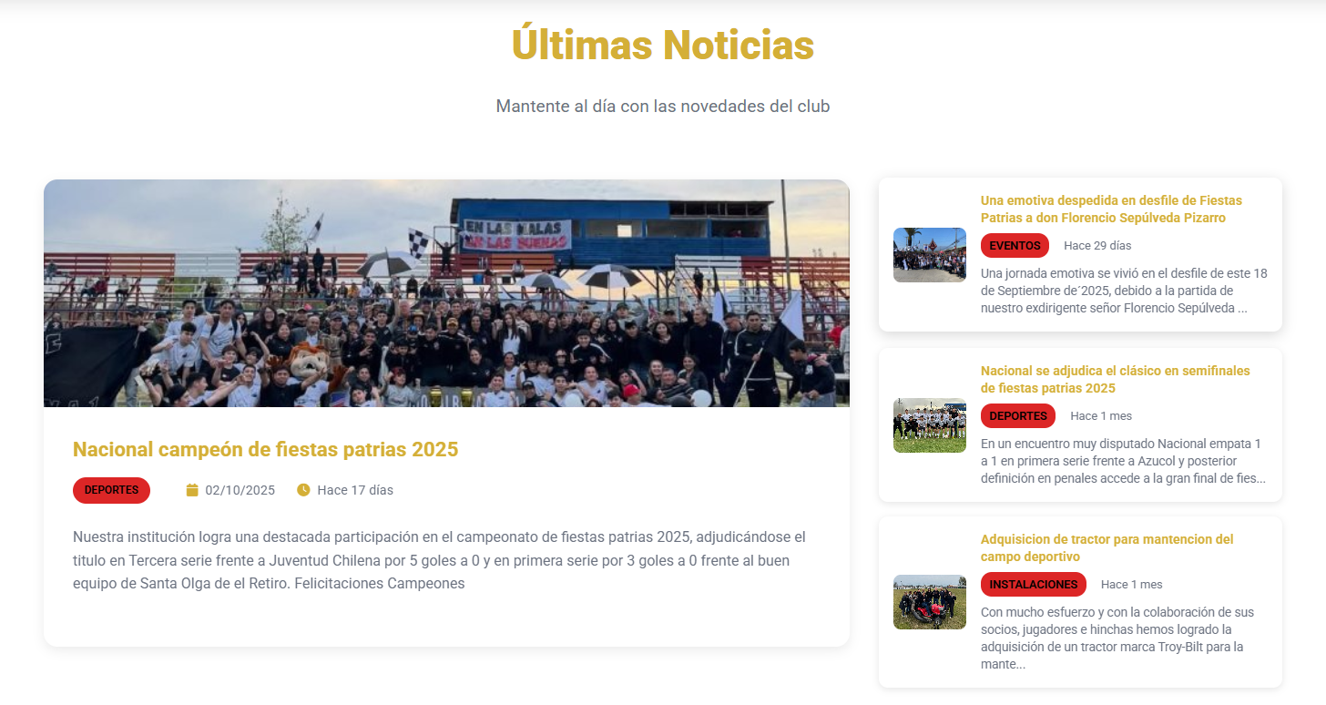 Panel Admin Web